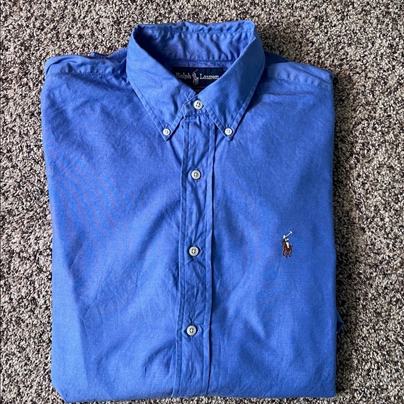 Ralph Lauren Yarmouth Long-Sleeve Button-Down Polo Shirt - Picture 7 of 8